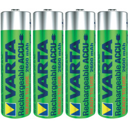 Varta 5716101404 NiMH AA 1.2V 2600 mAh Ready 2 Use Photo Rechargeable Packs of 4