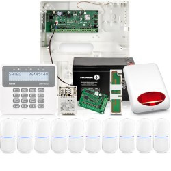 Zestaw alarmowy Satel Perfecta 16, 10x czujek ruchu, LCD, aplikacja mobilna, powiadomienie