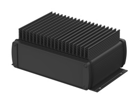 Obudowa ogólnego użytku Aluminium szerokość zew. 52 mm długość zew. 169 mm wys. zew. 52 mm Bopla IP65 Czarny