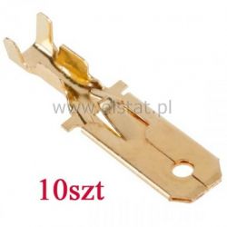 WT ( wsuwka) mosiądz 6,3/ 1,5mm2 + zaczep ( 10)