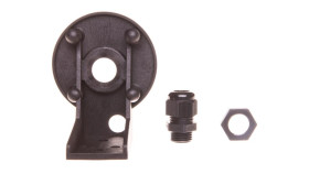 Kątownik Wspornik Mocujący Do Montażu Na Ścianie Kolumny Na Stopie Czarny...