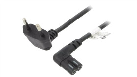Kabel Cee 7/16 (C) Wtyk Kątowy, Iec C7 Żeński Kątowy Pvc 1,5M 73018