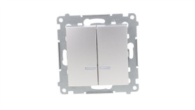 Simon 54 Łącznik Bryzgoszczelny Świecznikowy Ip44 Z Podświetleniem,...