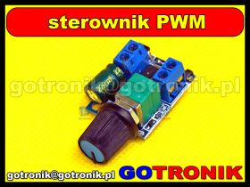 Sterownik PWM - regulator mocy silnika DC