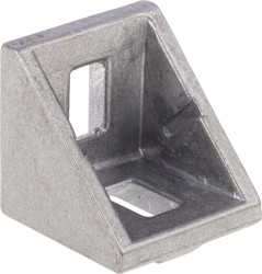 Część łącząca Kątownik Rozmiar rowka 5mm RS PRO Uchwyt złącza i łączenie