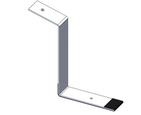 Uchwyt wysoki na dach płaski konstrukcja balastowa bezinwazyjna