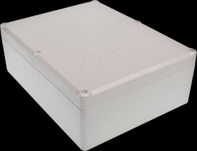 Industrial housing, 225 x 175 x 80 mm, IP65, light gray