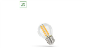 Żarówka Led Kulka E-27 230V 5.5W Cog Ww Clear Dimmable Spectrum