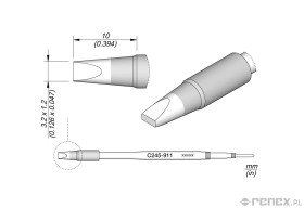 Grot C245911 do rączki JBC T245