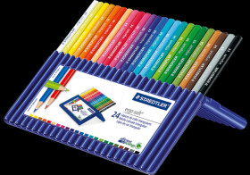 157 SB24 ergosoft coloured pencils, 24 colours