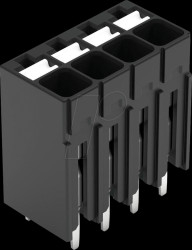 2086-1104 THR PCB terminal block, push-button, 1.5 mm², 4-pin