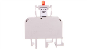 Złączka Bezpiecznikowa 2,5Mm2 Z Sygnalizacją Led 24V Dc Zub1-2.5D 13202992