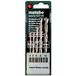 Metabo 627180000 concrete Drill set 5-piece robust heat-resistant