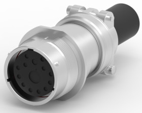 Socket, 14 pole, straight, natural, HD34-24-14SN-059