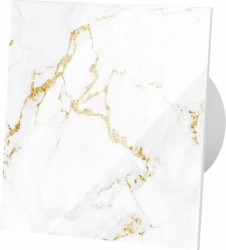 Panel szklany biało-złoty marmur