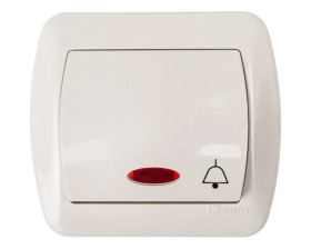 Simon Akord Przycisk /dzwonek/ beżowy AD1L/12