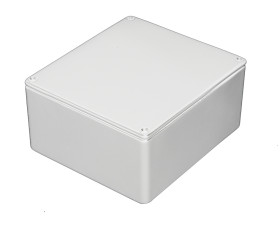 Obudowa Aluminium odlewane szerokość zew. 95 mm długość zew. 121 mm wys. zew. 61 mm RS PRO IP54 Biały