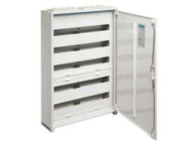 Rozdzielnica natynkowa 130 modułowa 5x26M drzwi metal IP30 FW312WT HAGER