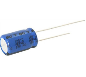 Kondensator 10μF 100V dc Vishay 10 x 10 x 10mm