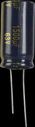 EEUFC1J152 Capacitor, 1,5 mF, 63 V, 105 °C