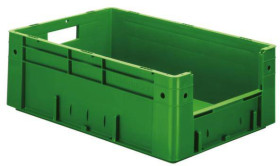 LA-KA-PE VTK 600/210-4 Pojemnik do sztaplowania nadaje się na żywność (D x S x W) 600 x 400 x 210 mm zielony 2 szt.