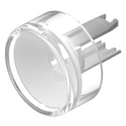 Soczewki do wskaźników, 18-962, Biały, Okrągły, średnica: 13.8