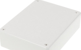 ABS enclosure, (L x W x H) 120 x 94 x 34 mm, light gray (RAL 7035), IP54, 1591GGY
