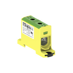 Zacisk uniwersalny żółto-zielony 1xAl/Cu 6-95mm² 1500V złączka szynowa OTL95 Morek