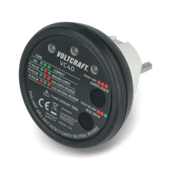 Tester gniazdek sieciowych Voltcraft VC40