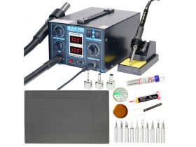 Stacja lutownicza WEP 706 groty 900M flux 223 mata 33x21cm