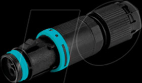 AC 167 RBU/2 EV AC 167 micro circular connector, long ZEL socket