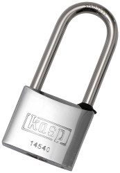 Kłódka Kasp K14540L50A1 40 mm Samozatrzaskowa z zamkiem kluczykowym