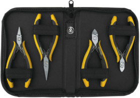 TECHNICline Zangen-Set, 4-teilig im Etui