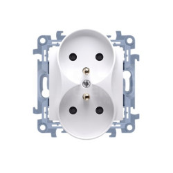 SIMON10 biały CGZ2MZ.01/11 Gn. podw zu + przesłona