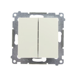 Łącznik podwójny kremowy DW5.01/41 Kontakt Simon54
