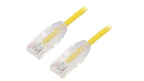 Utp28sp0.5Myl Patch Cord Tx6-28™,U/Utp 6 Linka Cu Lszh Żółty 0,5M 28Awg