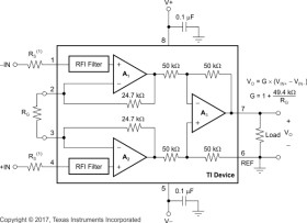 200 μA, 36V, Rail-to-Rail Out Instrumentation Amplifier with Shutdown