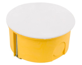 Puszka podtynkowa 80mm regips niepalna żółta PO-80 0209-0N /35szt/