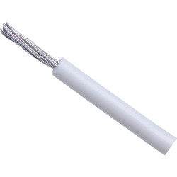 PVC-switching strand, LiYv-HT, 2.5 mm², 50 x 0.25 mm, white, outer Ø 3.5 mm, BYB-5-92F5862, package with 100 meters