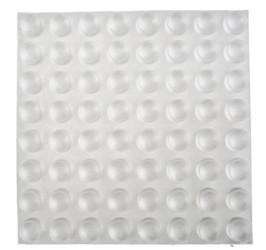 Nóżki antywibracyjne, 16.5mm, Okrągła