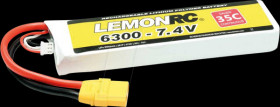 LiPo Akku LEMONRC 6300 - 7.4V (35C)