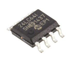 Pamięć szeregowa EEPROM Montaż powierzchniowy 64kbit 8-pinowy SOIC 8K x 8 bit