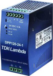 Zasilacz na szynę DIN TDK-Lambda DPP120-12-1, 12 V/DC, 10 A, 120 W