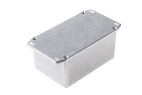 Obudowa Aluminium odlewane szerokość zew. 79,5 mm długość zew. 120,5 mm wys. zew. 55 mm Hammond IP54 Naturalny