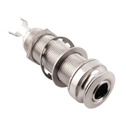 Gniazdo Jack 6,3mm cylindryczne ST Professional, niklowane JP036