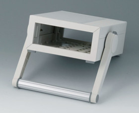 ABS enclosure, (L x W x H) 130 x 185 x 74 mm, gray white (RAL 9002), IP40, B2213107