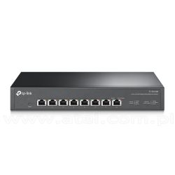 TP-Link TL-SX1008, Switch niezarządzalny, 8x 10G RJ-45, 11,6" z uchwytami na 19"