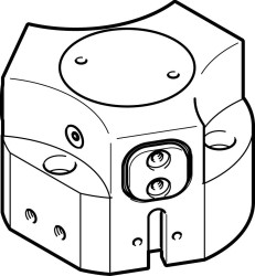 Chwytak trzypunktowy FESTO HGDD-40-A 1163040, 1 szt.