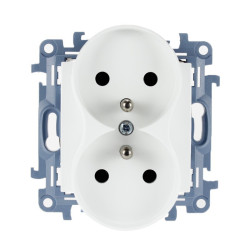 Gniazdo podwójne z/u białe CGZ2M.01/11 Kontakt Simon10