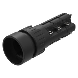 Element wykonawczy przycisku, Siłownik, do uzytku z: Urządzenia przełączające, Czarny, 18, Utrzymane